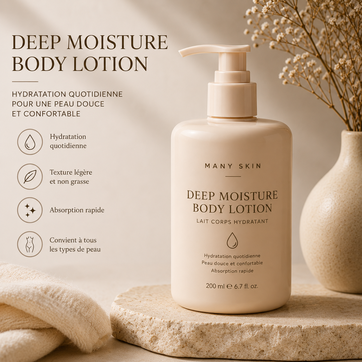 Many Skin – Deep Moisture Body Lotion